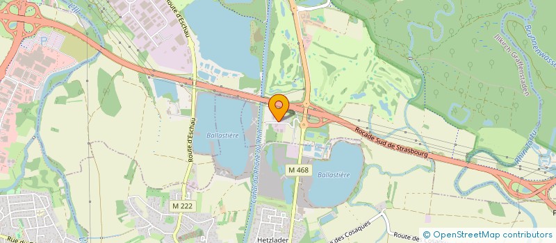 localisation de l'entreprise MADAME REGINE LAGRENE  ILLKIRCH-GRAFFENSTADEN