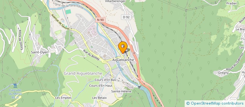 localisation de l'entreprise MADAME REGINE LAMBERT à GRAND-AIGUEBLANCHE