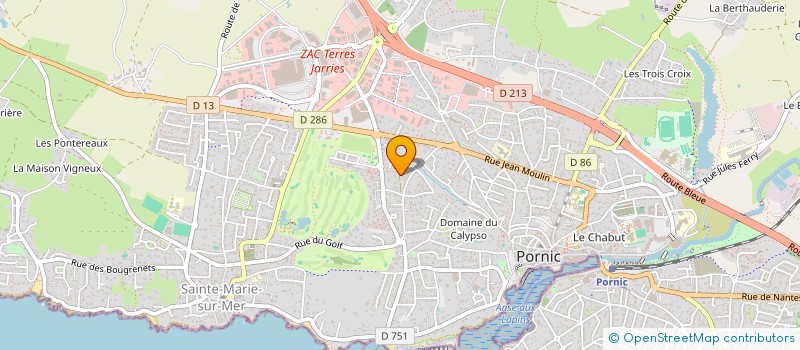localisation de l'entreprise MADAME REGINE LANDREIN à PORNIC