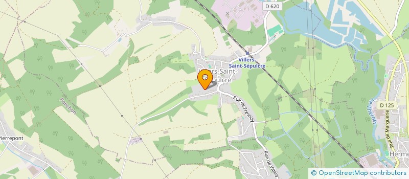 localisation de l'entreprise MADAME REGINE LANEUVILLE  VILLERS-SAINT-SEPULCRE