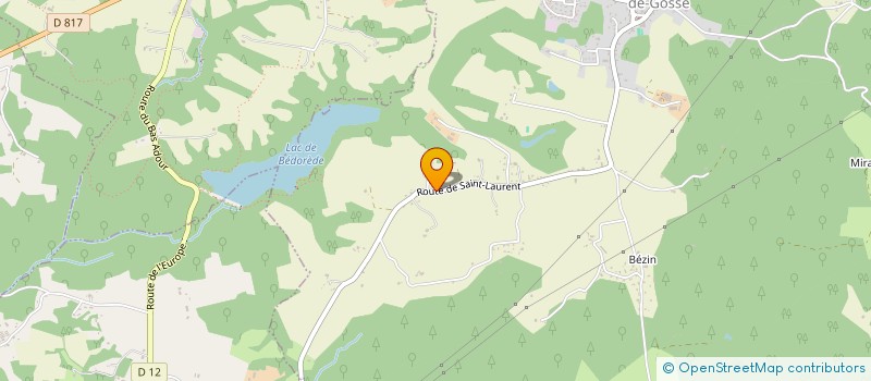 localisation de l'entreprise MADAME REGINE LARRODE  SAINTE-MARIE-DE-GOSSE