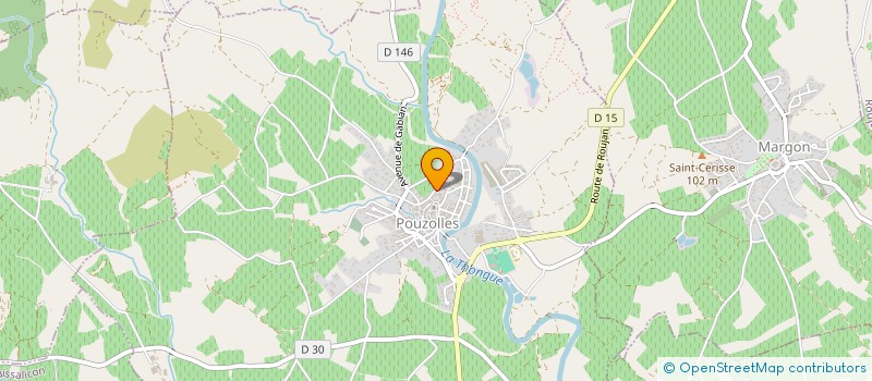 localisation de l'entreprise MADAME REGINE LAVABRE à POUZOLLES