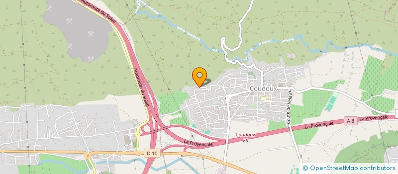 localisation de l'entreprise MADAME REGINE LE BARS  COUDOUX