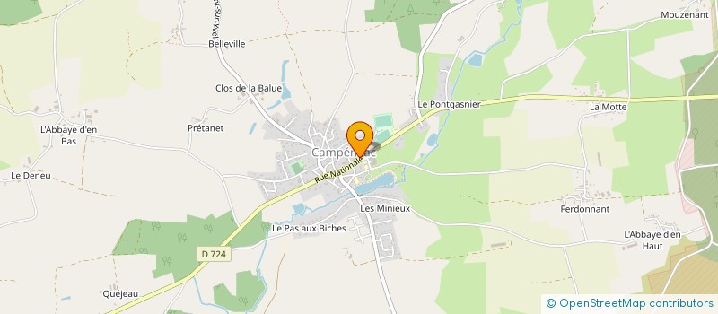 localisation de l'entreprise MADAME REGINE LE CADRE  CAMPENEAC