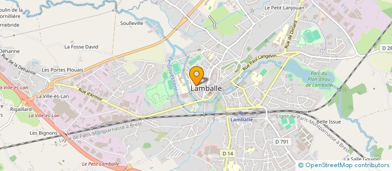 localisation de l'entreprise MADAME REGINE LE PICARD à LAMBALLE-ARMOR