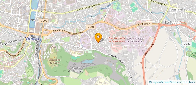 localisation de l'entreprise MADAME REGINE LECLER  CHERBOURG-EN-COTENTIN