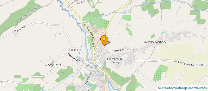 localisation de l'entreprise MADAME REGINE LEGER à CORMEILLES