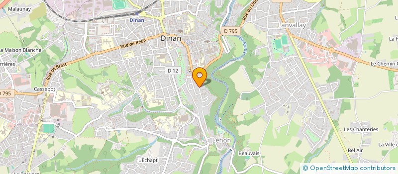 localisation de l'entreprise MADAME REGINE LEJEUNE à DINAN