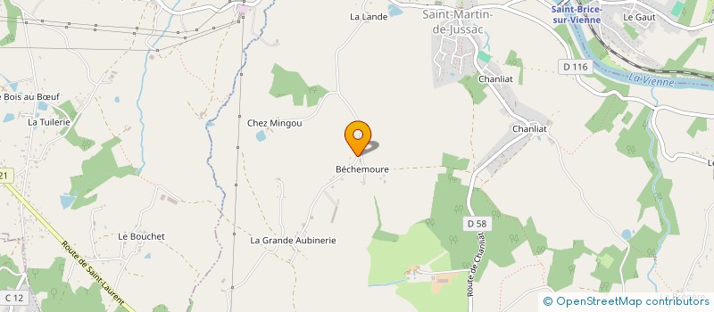 localisation de l'entreprise MADAME REGINE LELIEVRE à SAINT-MARTIN-DE-JUSSAC