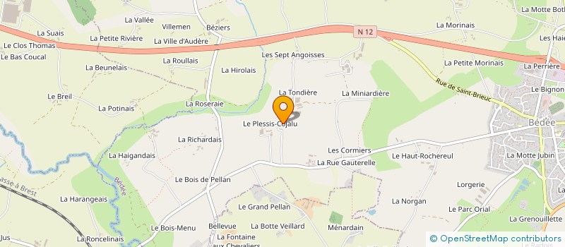 localisation de l'entreprise MADAME REGINE LESVIER  BEDEE