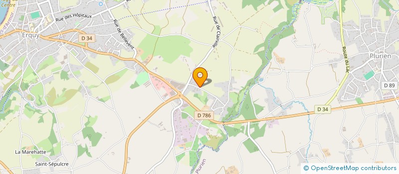 localisation de l'entreprise MADAME REGINE LETAVERNIER à ERQUY