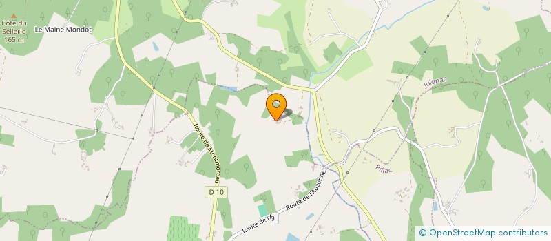 localisation de l'entreprise MADAME REGINE LEVRIER à BORS (CANTON DE TUDE-ET-LAVALETTE)