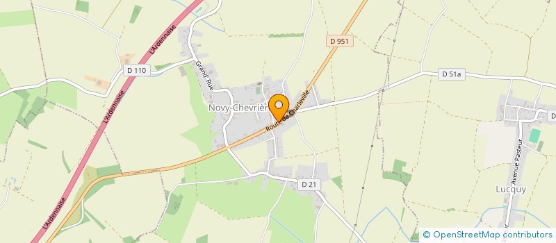 localisation de l'entreprise MADAME REGINE LIMOGE  NOVY-CHEVRIERES