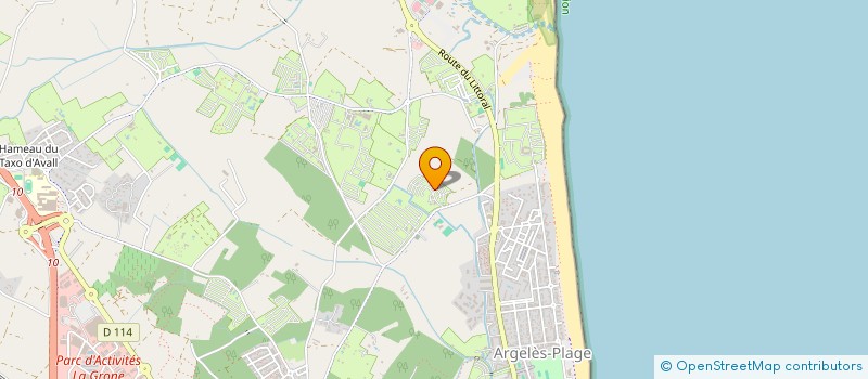 localisation de l'entreprise MADAME REGINE LOSSOUARN  ARGELES-SUR-MER