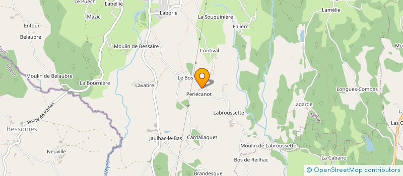 localisation de l'entreprise MADAME REGINE MALROUX à PARLAN