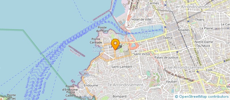localisation de l'entreprise MADAME REGINE MARCELLI à MARSEILLE