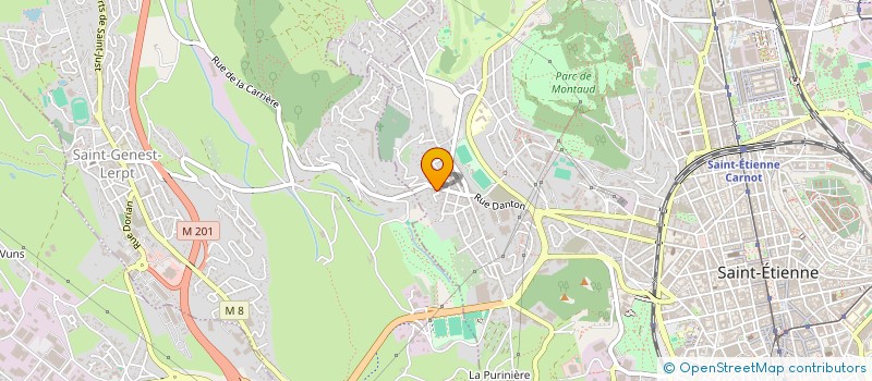 localisation de l'entreprise MADAME REGINE MARDIROSSIAN  SAINT-ETIENNE