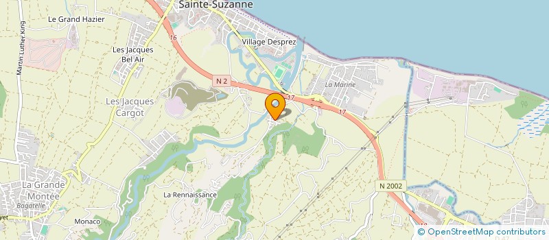 localisation de l'entreprise MADAME REGINE MARIE MAILLOT à SAINTE-SUZANNE