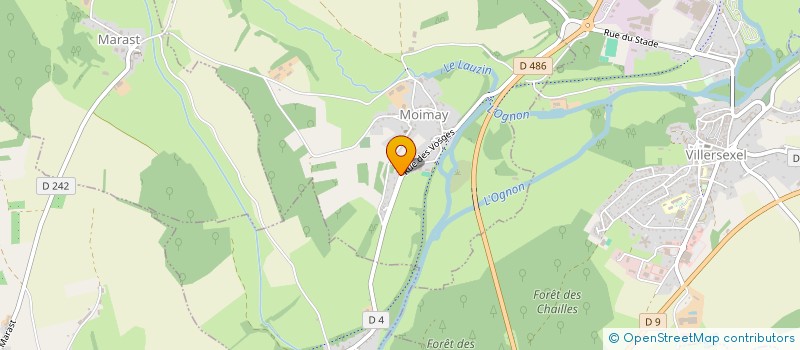 localisation de l'entreprise MADAME REGINE MARTHEY  MOIMAY