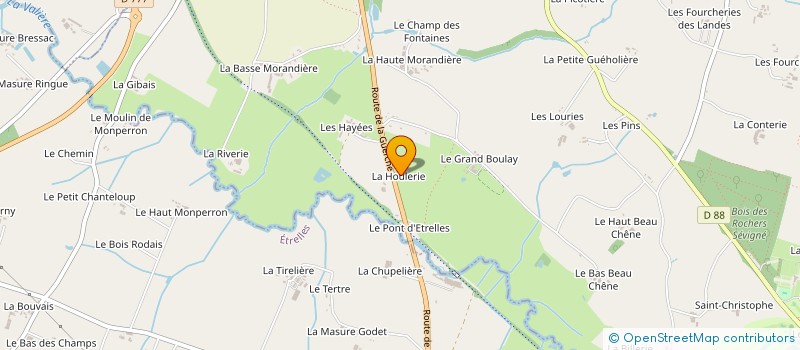 localisation de l'entreprise MADAME REGINE MARTIN  VITRE