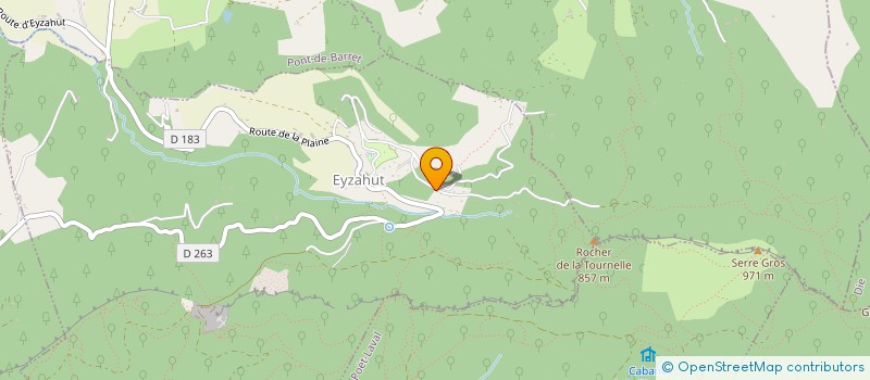 localisation de l'entreprise MADAME REGINE MARTIN-BORRET  EYZAHUT