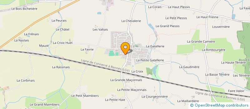 localisation de l'entreprise MADAME REGINE MASSON  TORCE