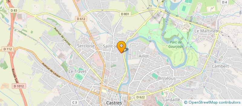 localisation de l'entreprise MADAME REGINE MASSOUTIE  CASTRES