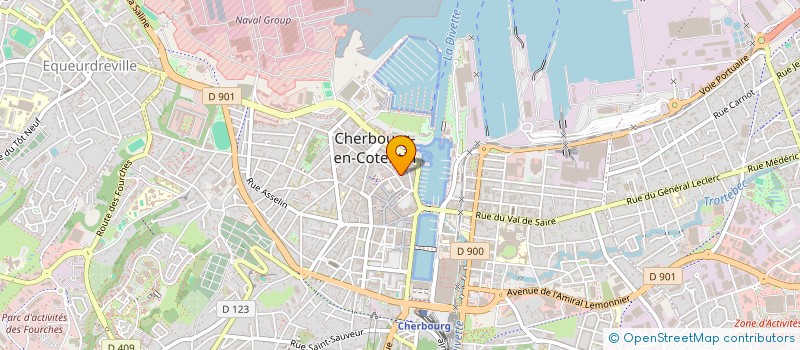 localisation de l'entreprise MADAME REGINE MAUGER à CHERBOURG-EN-COTENTIN