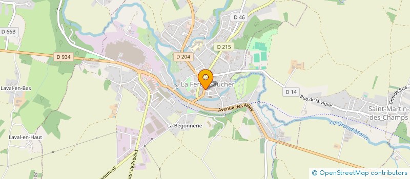 localisation de l'entreprise MADAME REGINE MEKUI  LA FERTE-GAUCHER