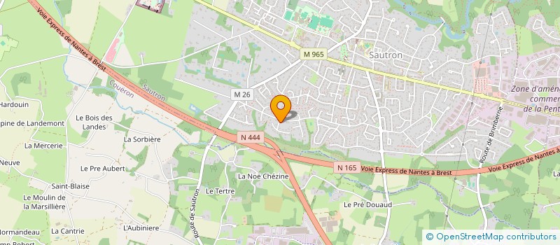 localisation de l'entreprise MADAME REGINE MIQUEL à SAUTRON