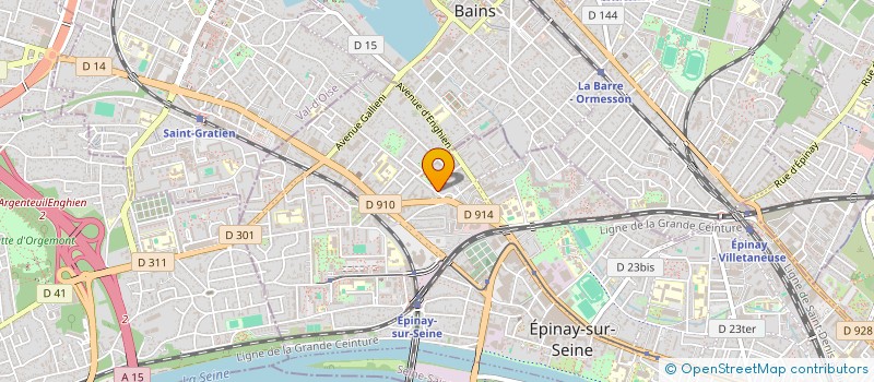 localisation de l'entreprise MADAME REGINE MONTHE à EPINAY-SUR-SEINE