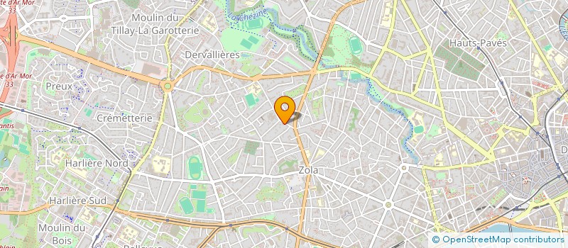 localisation de l'entreprise MADAME REGINE MOREAU à NANTES