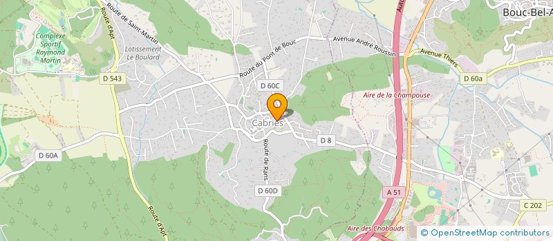 localisation de l'entreprise MADAME REGINE MOROSO à CABRIES