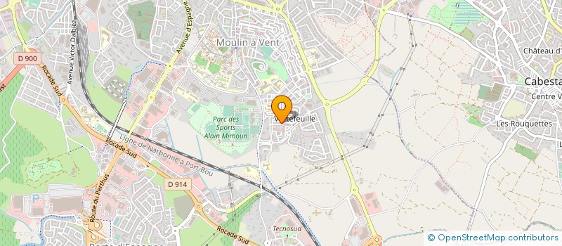 localisation de l'entreprise MADAME REGINE MOUTON  PERPIGNAN