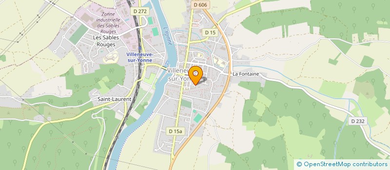 localisation de l'entreprise MADAME REGINE NOEL  VILLENEUVE-SUR-YONNE