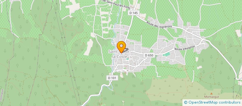localisation de l'entreprise MADAME REGINE NOGUIER à SAINT-VICTOR-LA-COSTE