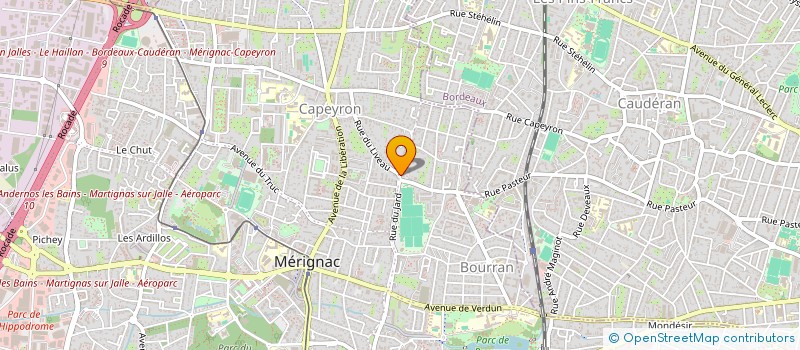 localisation de l'entreprise MADAME REGINE OTT  MERIGNAC