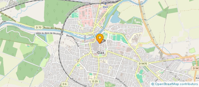 localisation de l'entreprise MADAME REGINE PARALIEU  DAX