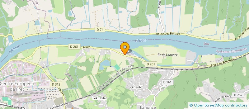 localisation de l'entreprise MADAME REGINE PARIES  LAHONCE