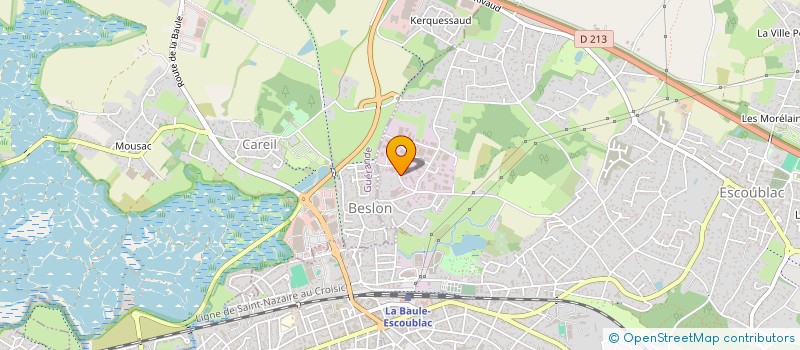 localisation de l'entreprise MADAME REGINE PASSET à LA BAULE-ESCOUBLAC