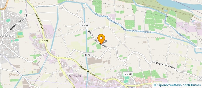 localisation de l'entreprise MADAME REGINE PAULEAU  CHATEAURENARD