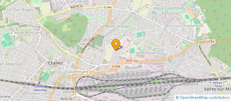 localisation de l'entreprise MADAME REGINE PELMONT à CHELLES