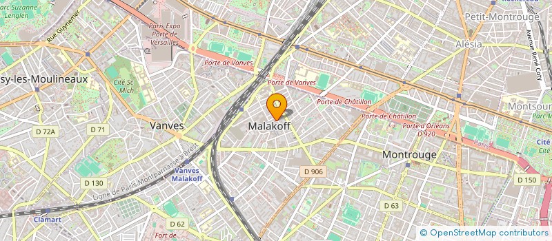 localisation de l'entreprise MADAME REGINE PERILLEUX  MALAKOFF