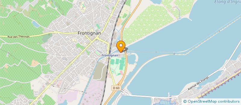localisation de l'entreprise MADAME REGINE PEROT à FRONTIGNAN