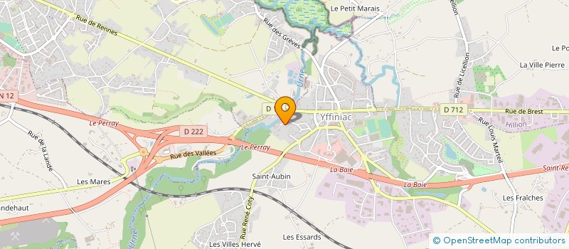 localisation de l'entreprise MADAME REGINE PERREUX à YFFINIAC