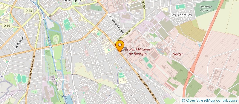 localisation de l'entreprise MADAME REGINE PICARD  BOURGES