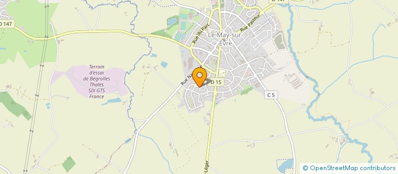 localisation de l'entreprise MADAME REGINE POHU à LE MAY-SUR-EVRE