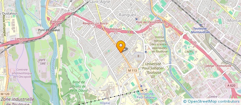 localisation de l'entreprise MADAME REGINE POMEU à TOULOUSE