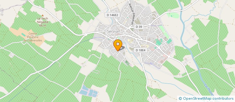 localisation de l'entreprise MADAME REGINE PONSOLLE à SERVIAN