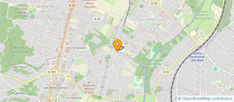 localisation de l'entreprise MADAME REGINE PORCEL à LONGPONT-SUR-ORGE